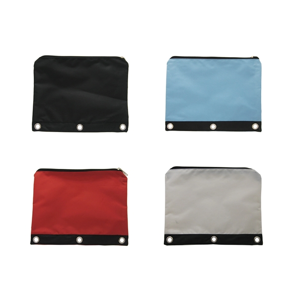 9.5" x 7.5" nylon deluxe school pouch.... from ASI 90859 Tempo Industries Inc