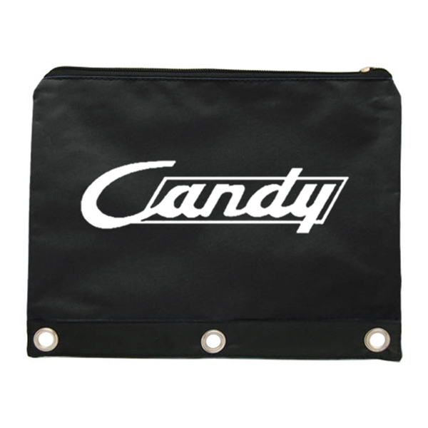 9.5" x 7.5" nylon deluxe school pouch.... from ASI 90859 Tempo Industries Inc