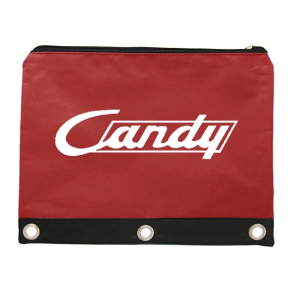 9.5" x 7.5" nylon deluxe school pouch.... from ASI 90859 Tempo Industries Inc