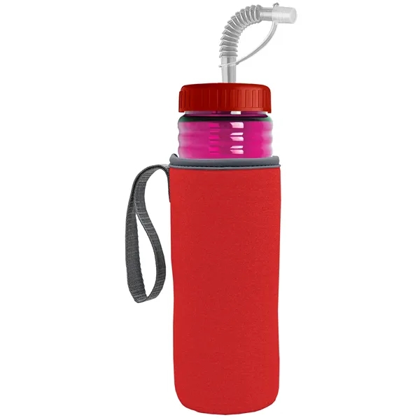 Garyline® Lifeguard Bottle with Straw Lid and Insulated C...... from ASI 40480 Koozie Group