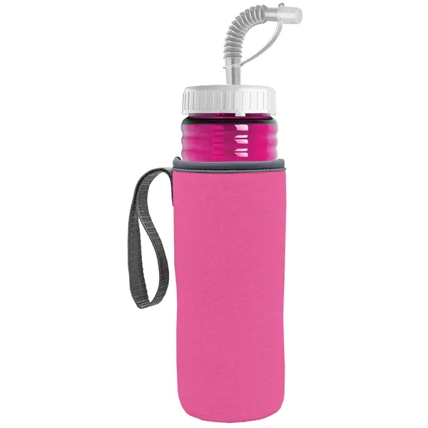 Garyline® Lifeguard Bottle with Straw Lid and Insulated C...... from ASI 40480 Koozie Group
