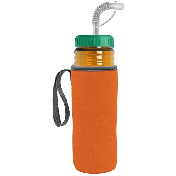 Garyline® Lifeguard Bottle with Straw Lid and Insulated C...... from ASI 40480 Koozie Group