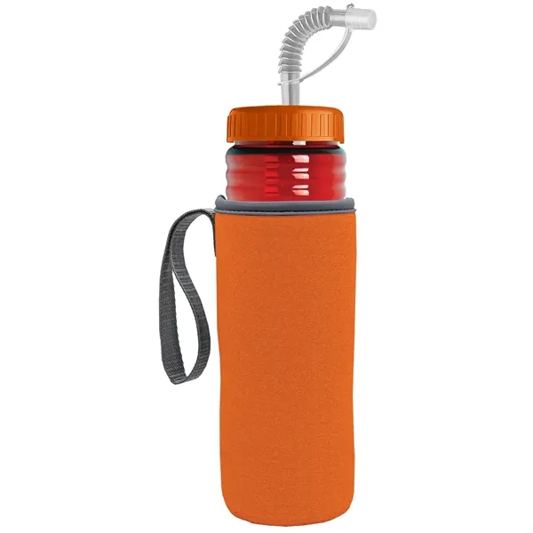Garyline® Lifeguard Bottle with Straw Lid and Insulated C...... from ASI 40480 Koozie Group