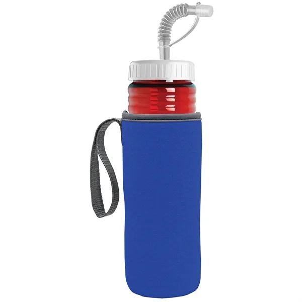 Garyline® Lifeguard Bottle with Straw Lid and Insulated C...... from ASI 40480 Koozie Group