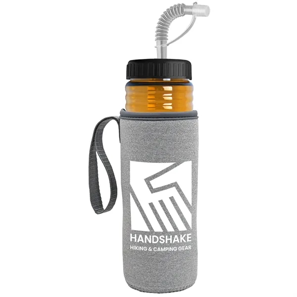 Garyline® Lifeguard Bottle with Straw Lid and Insulated C...... from ASI 40480 Koozie Group