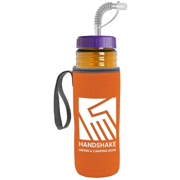 Garyline® Lifeguard Bottle with Straw Lid and Insulated C...... from ASI 40480 Koozie Group