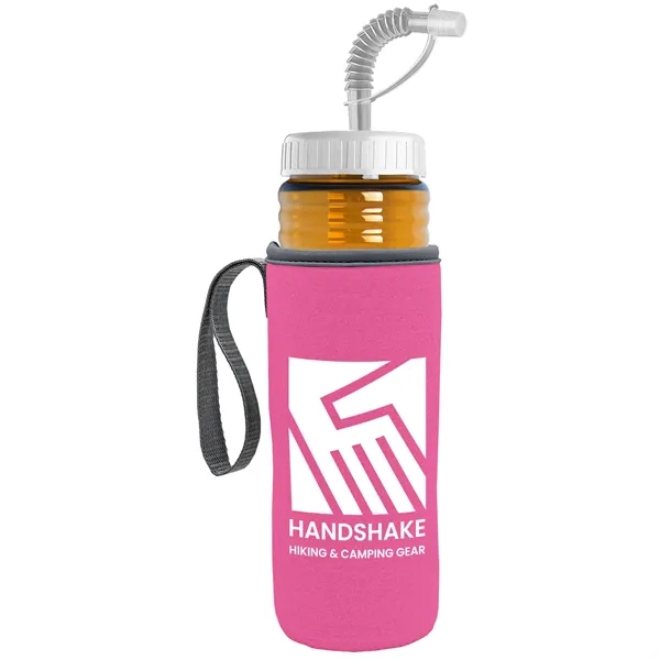 Garyline® Lifeguard Bottle with Straw Lid and Insulated C...... from ASI 40480 Koozie Group