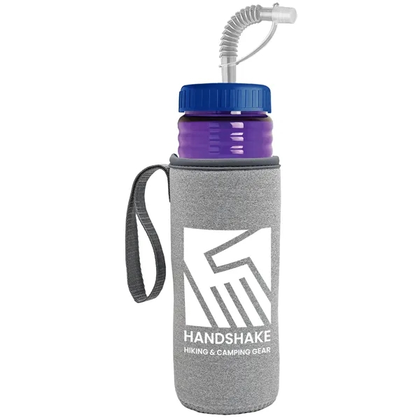Garyline® Lifeguard Bottle with Straw Lid and Insulated C...... from ASI 40480 Koozie Group