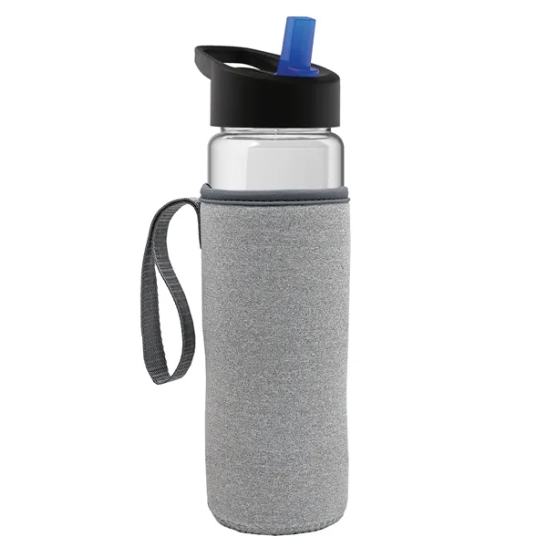 24 Oz Bottle- Flip Straw Lid & Insulator Caddy... from ASI 40480 Koozie Group