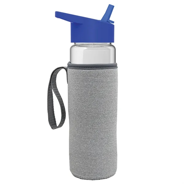 24 Oz Bottle- Flip Straw Lid & Insulator Caddy... from ASI 40480 Koozie Group
