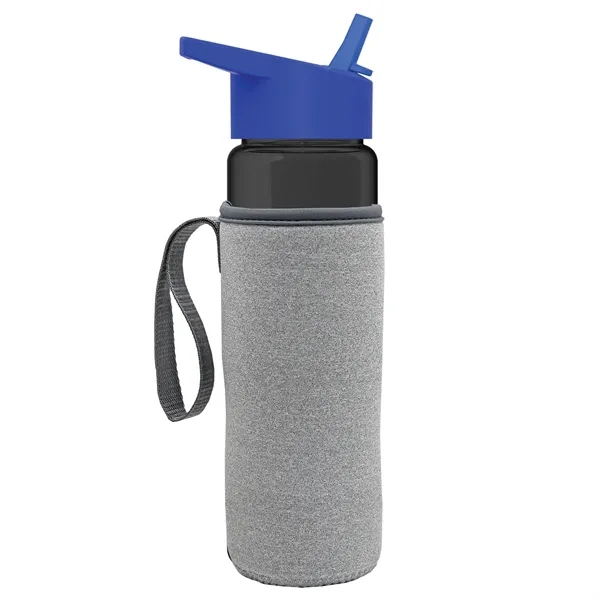 24 Oz Bottle- Flip Straw Lid & Insulator Caddy... from ASI 40480 Koozie Group