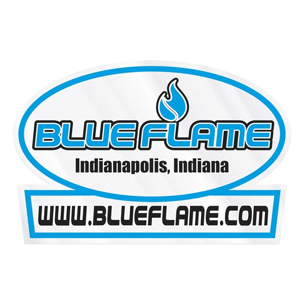 Oval with rectangle bottom truck signs & equipment decal (8 1/4"... from ASI 56950 Gill Studios Inc / Gill-Line®