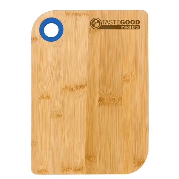 Bamboo Cutting Board with Silicone Ring... from ASI 40480 Koozie Group