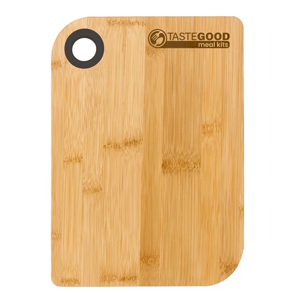 Bamboo Cutting Board with Silicone Ring... from ASI 40480 Koozie Group