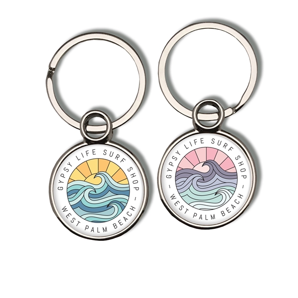 Chrome keytag with full color graphic... from ASI 63073 Openers.Beer