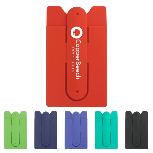 Silicone Smart Phone Wallet with Stand... from ASI 93520 Ventura Inc