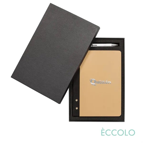 Eccolo® Ultra Flexi Journal/Kurt Pen/Stylus Gift Set - (M) 6"x 8.25"... from ASI 84592 St Regis Group