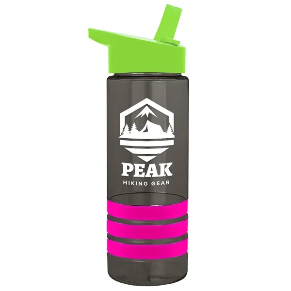 Garyline® Sergeant Stripe Tritan® Bottle with Flip-Straw ...... from ASI 40480 Koozie Group