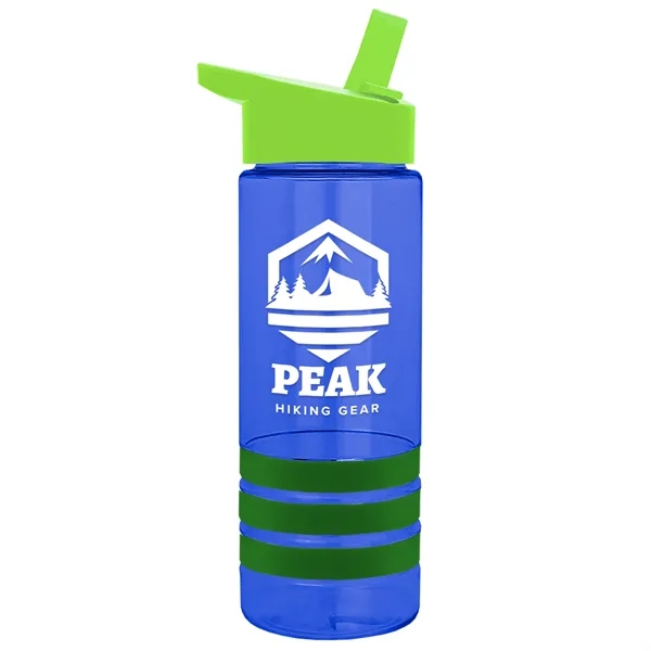 Garyline® Sergeant Stripe Tritan® Bottle with Flip-Straw ...... from ASI 40480 Koozie Group