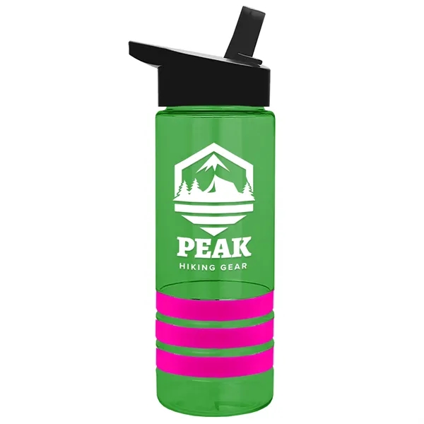 Garyline® Sergeant Stripe Tritan® Bottle with Flip-Straw ...... from ASI 40480 Koozie Group