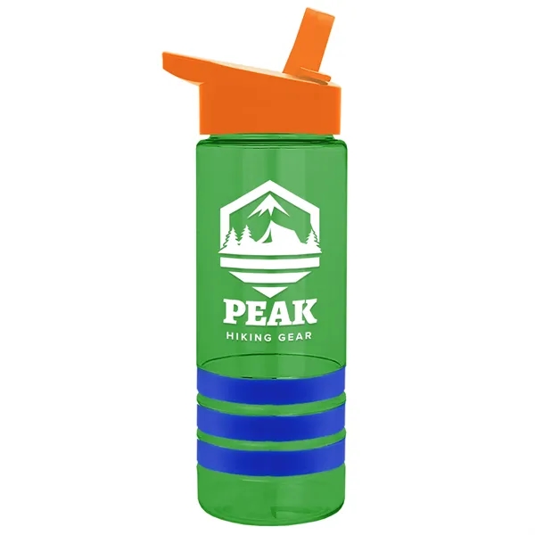 Garyline® Sergeant Stripe Tritan® Bottle with Flip-Straw ...... from ASI 40480 Koozie Group