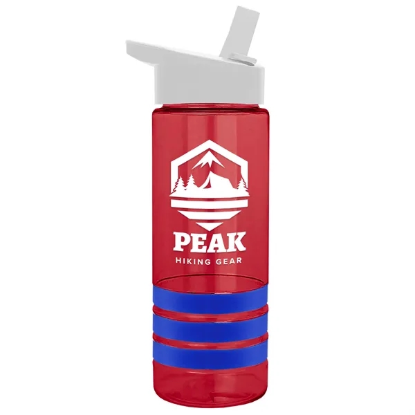 Garyline® Sergeant Stripe Tritan® Bottle with Flip-Straw ...... from ASI 40480 Koozie Group