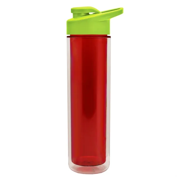 16 oz. Double Wall Insulated Bottle with Drink-Thru Lid. Bottle has... from ASI 40480 Koozie Group