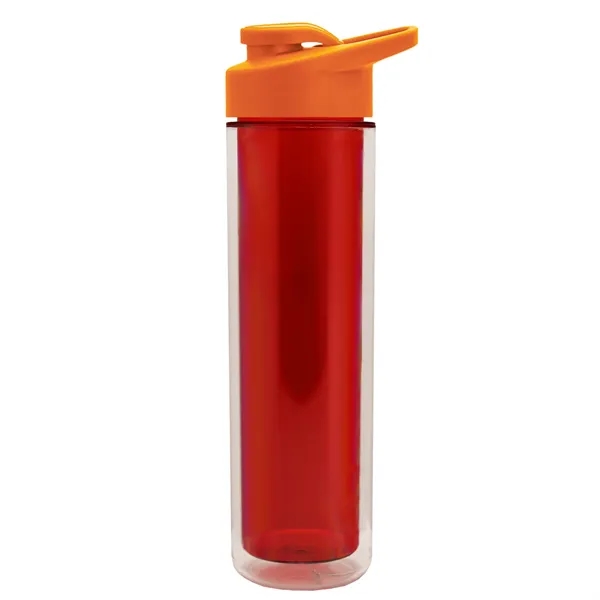 16 oz. Double Wall Insulated Bottle with Drink-Thru Lid. Bottle has... from ASI 40480 Koozie Group