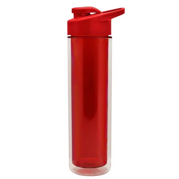 16 oz. Double Wall Insulated Bottle with Drink-Thru Lid. Bottle has... from ASI 40480 Koozie Group
