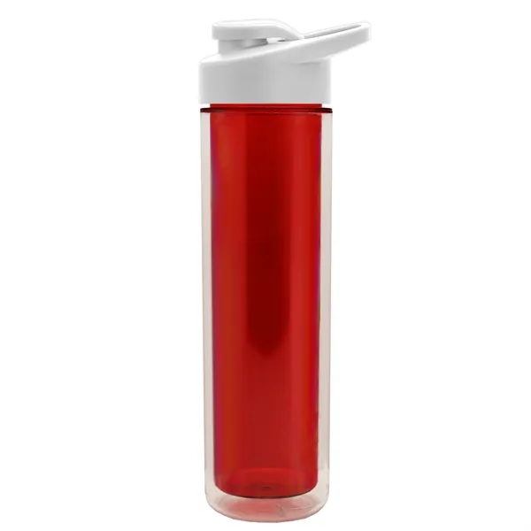 16 oz. Double Wall Insulated Bottle with Drink-Thru Lid. Bottle has... from ASI 40480 Koozie Group