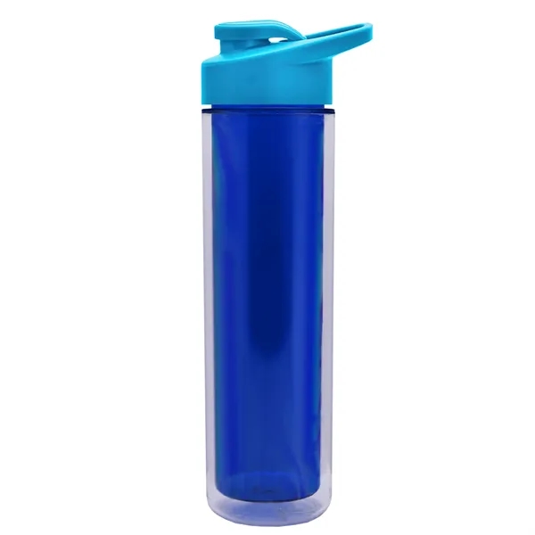 16 oz. Double Wall Insulated Bottle with Drink-Thru Lid. Bottle has... from ASI 40480 Koozie Group