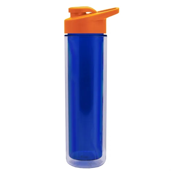 16 oz. Double Wall Insulated Bottle with Drink-Thru Lid. Bottle has... from ASI 40480 Koozie Group