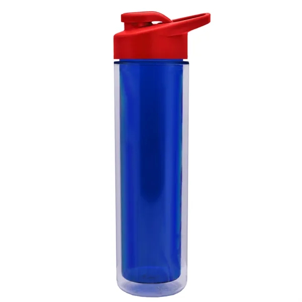 16 oz. Double Wall Insulated Bottle with Drink-Thru Lid. Bottle has... from ASI 40480 Koozie Group