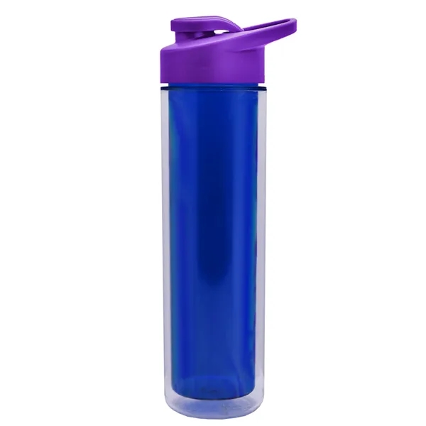 16 oz. Double Wall Insulated Bottle with Drink-Thru Lid. Bottle has... from ASI 40480 Koozie Group