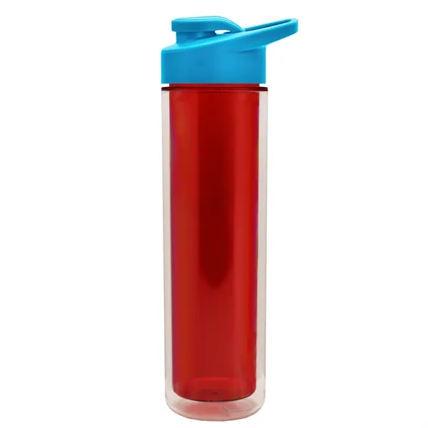 16 oz. Double Wall Insulated Bottle with Drink-Thru Lid. Bottle has... from ASI 40480 Koozie Group