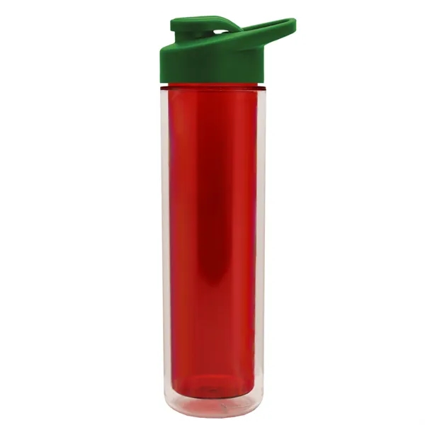 16 oz. Double Wall Insulated Bottle with Drink-Thru Lid. Bottle has... from ASI 40480 Koozie Group