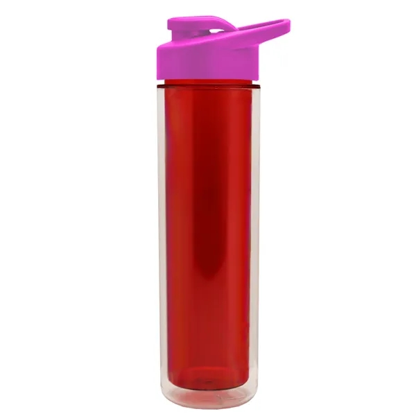 16 oz. Double Wall Insulated Bottle with Drink-Thru Lid. Bottle has... from ASI 40480 Koozie Group