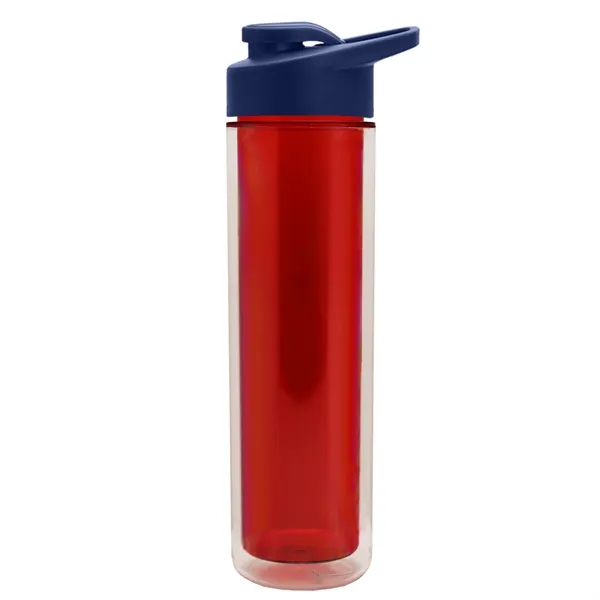 16 oz. Double Wall Insulated Bottle with Drink-Thru Lid. Bottle has... from ASI 40480 Koozie Group
