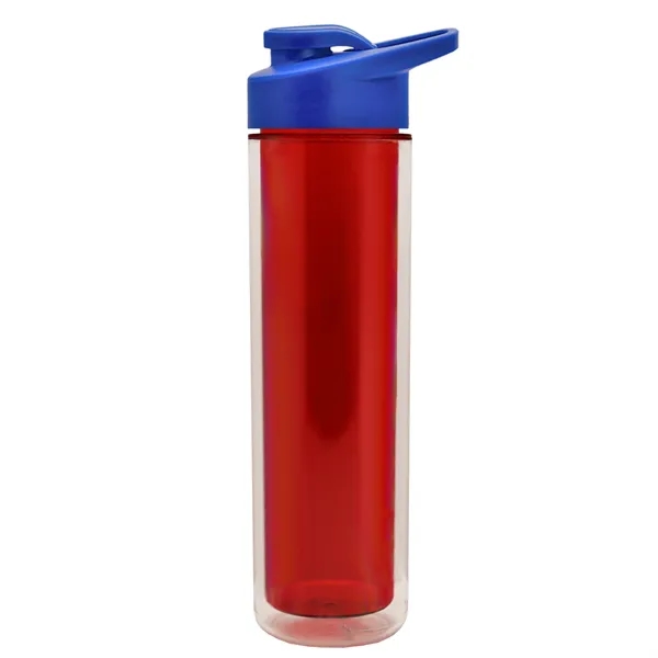 16 oz. Double Wall Insulated Bottle with Drink-Thru Lid. Bottle has... from ASI 40480 Koozie Group