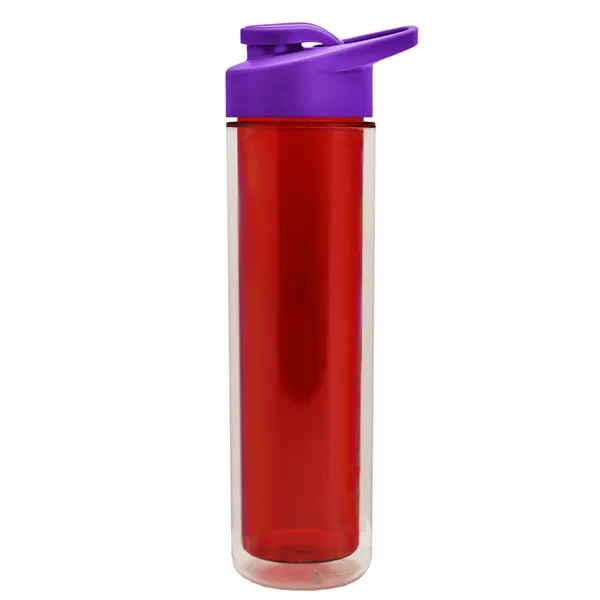 16 oz. Double Wall Insulated Bottle with Drink-Thru Lid. Bottle has... from ASI 40480 Koozie Group