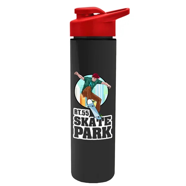 16 oz. Double Wall Insulated Bottle with Drink-Thru Lid. Bottle has... from ASI 40480 Koozie Group