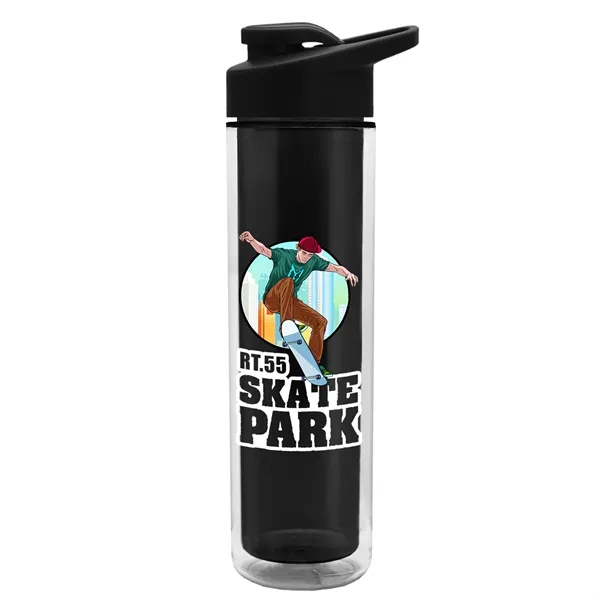 16 oz. Double Wall Insulated Bottle with Drink-Thru Lid. Bottle has... from ASI 40480 Koozie Group