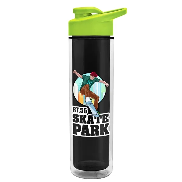 16 oz. Double Wall Insulated Bottle with Drink-Thru Lid. Bottle has... from ASI 40480 Koozie Group