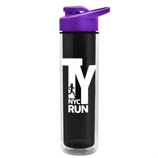 16 oz. Double Wall Insulated Bottle with Drink-Thru Lid. Bottle has... from ASI 40480 Koozie Group