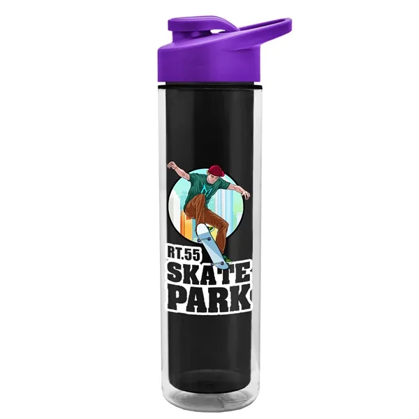 16 oz. Double Wall Insulated Bottle with Drink-Thru Lid. Bottle has... from ASI 40480 Koozie Group