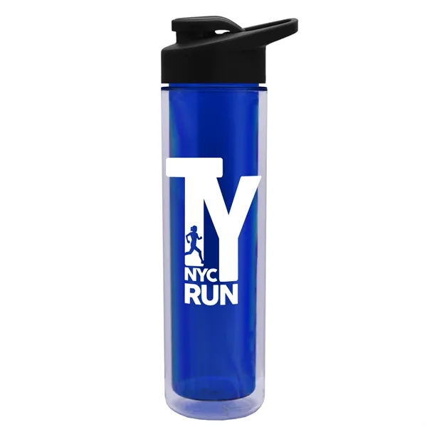 16 oz. Double Wall Insulated Bottle with Drink-Thru Lid. Bottle has... from ASI 40480 Koozie Group