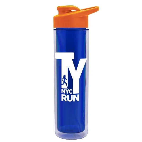 16 oz. Double Wall Insulated Bottle with Drink-Thru Lid. Bottle has... from ASI 40480 Koozie Group