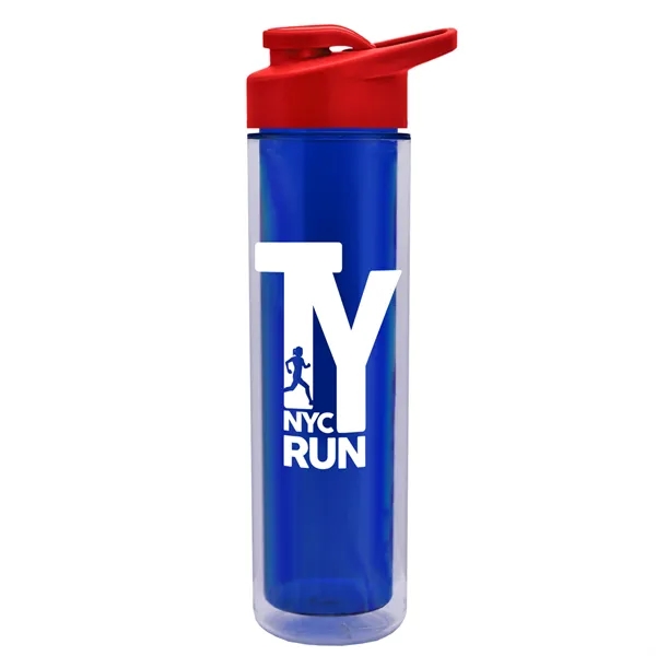 16 oz. Double Wall Insulated Bottle with Drink-Thru Lid. Bottle has... from ASI 40480 Koozie Group