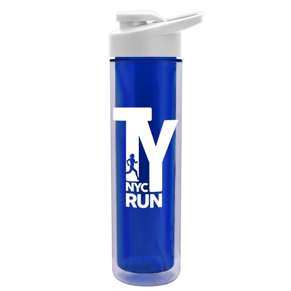 16 oz. Double Wall Insulated Bottle with Drink-Thru Lid. Bottle has... from ASI 40480 Koozie Group