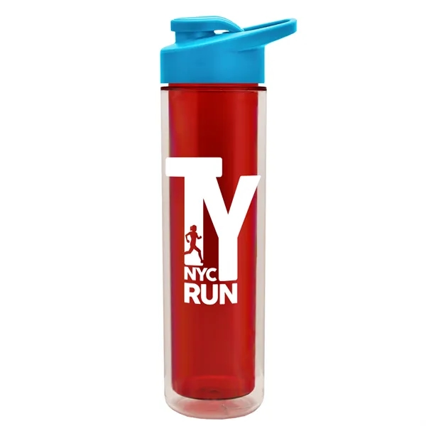 16 oz. Double Wall Insulated Bottle with Drink-Thru Lid. Bottle has... from ASI 40480 Koozie Group